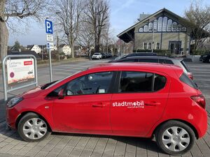 Erstes Fahrzeug von stadtmobil in Freiberg